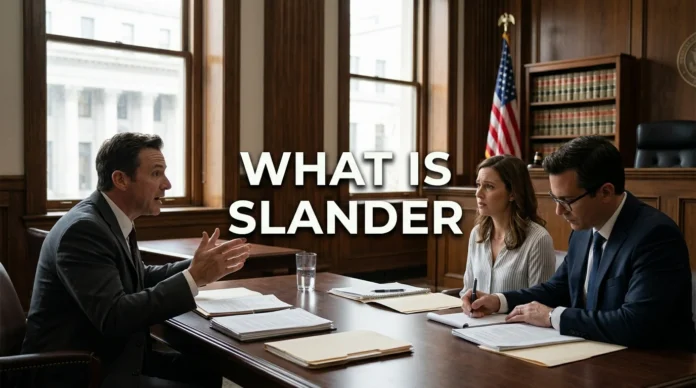 What Is Slander? What Is Slander?